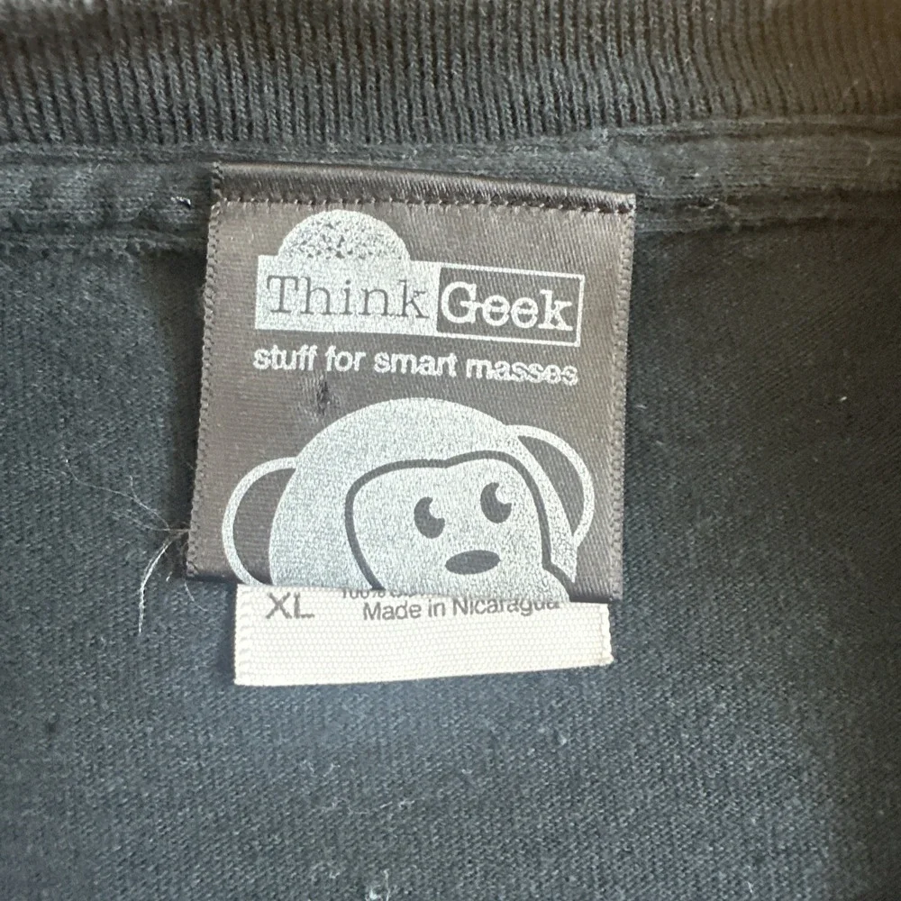 VTG ThinkGeek GameStop Store Promo‎ Hand Gesture Computer T-Shirt Size XL RARE